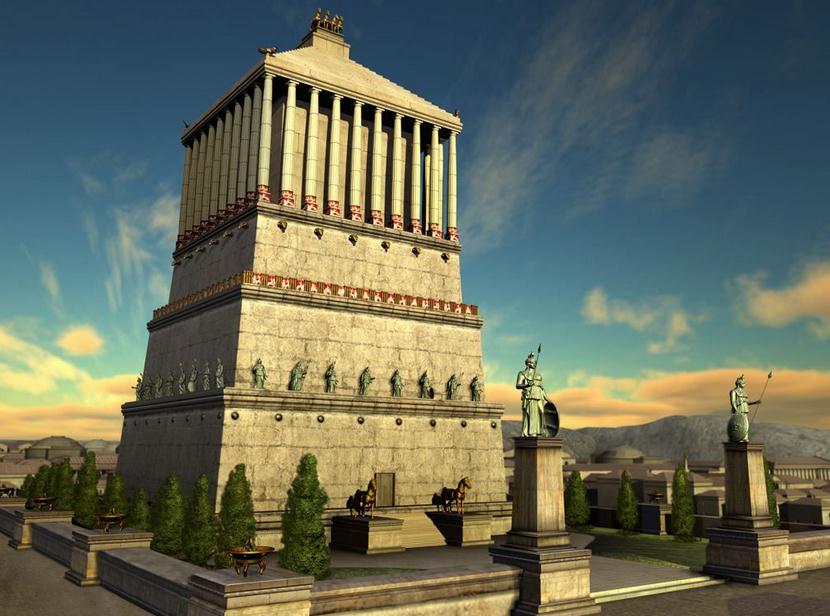 мавзолей в галикарнасе семь чудес света