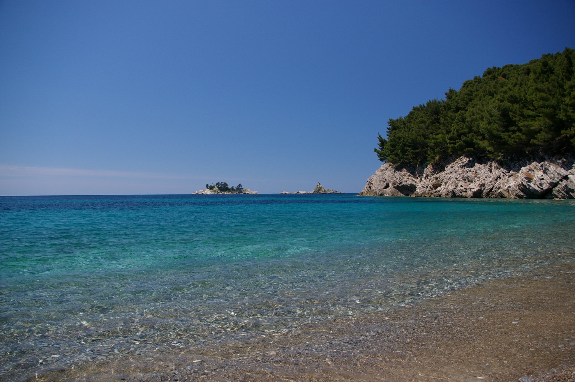 Черногория, Петровац, Адриатическое море, курорт, пляж