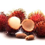 Волосатый экзотический фрукт.