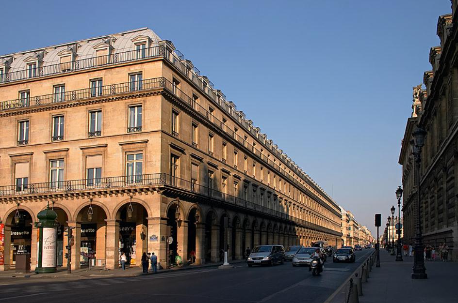 Улица Риволи Париж