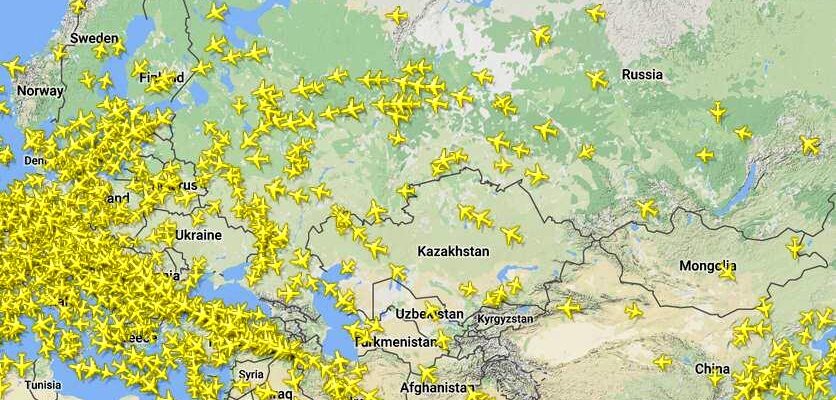 Авиарадар онлайн